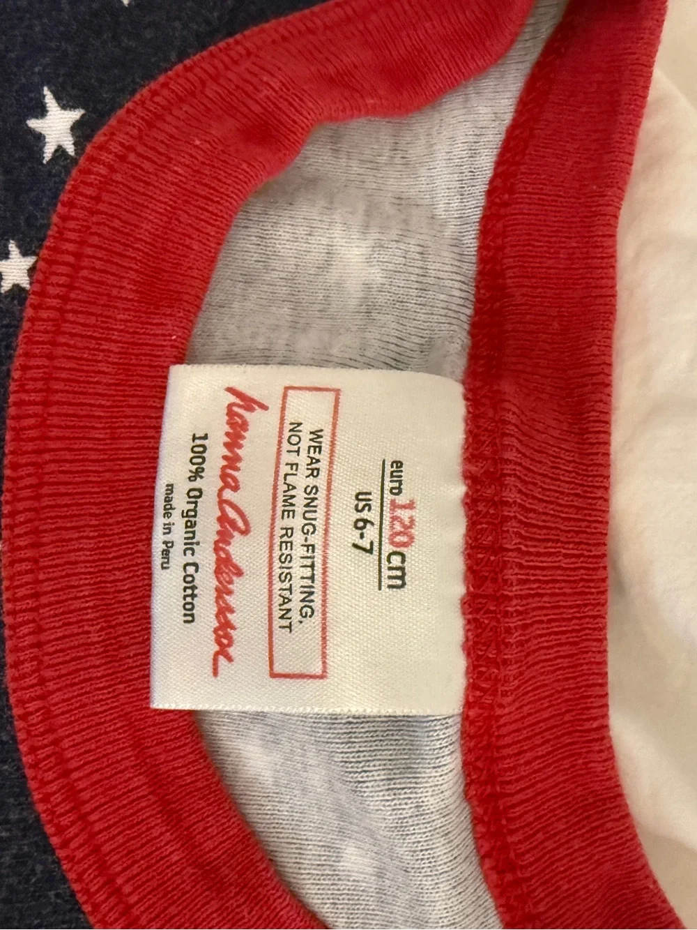 Hanna Andersson Kids' Navy Star & Red Stripe Pajama Set and Blue Octopus Pajama